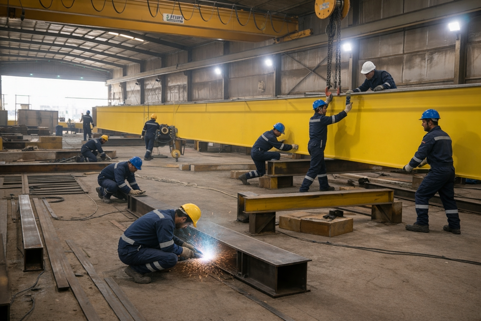 Industrial steel fabrication for oil and gas